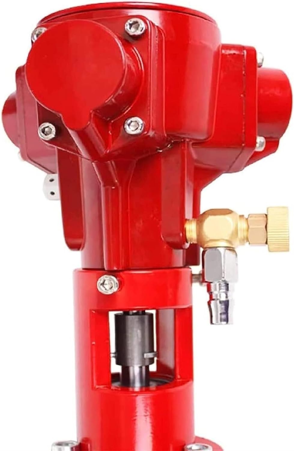 5 Gal/20LStainless Steel Automatic Lifting Mixer Paint Stirring Machine,Adjustable Height,Desktop Vertical Air Mixer,Ink Mixing Machine