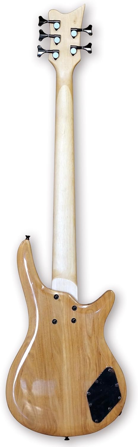 TARIO Left-handed Fretless 5 String Electric Bass Bolt_On Maple Neck,basswood Body