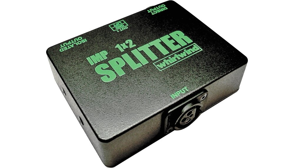 Whirlwind 1 in 2 Out Mic Level Splitter IMP 1X2 Splitter
