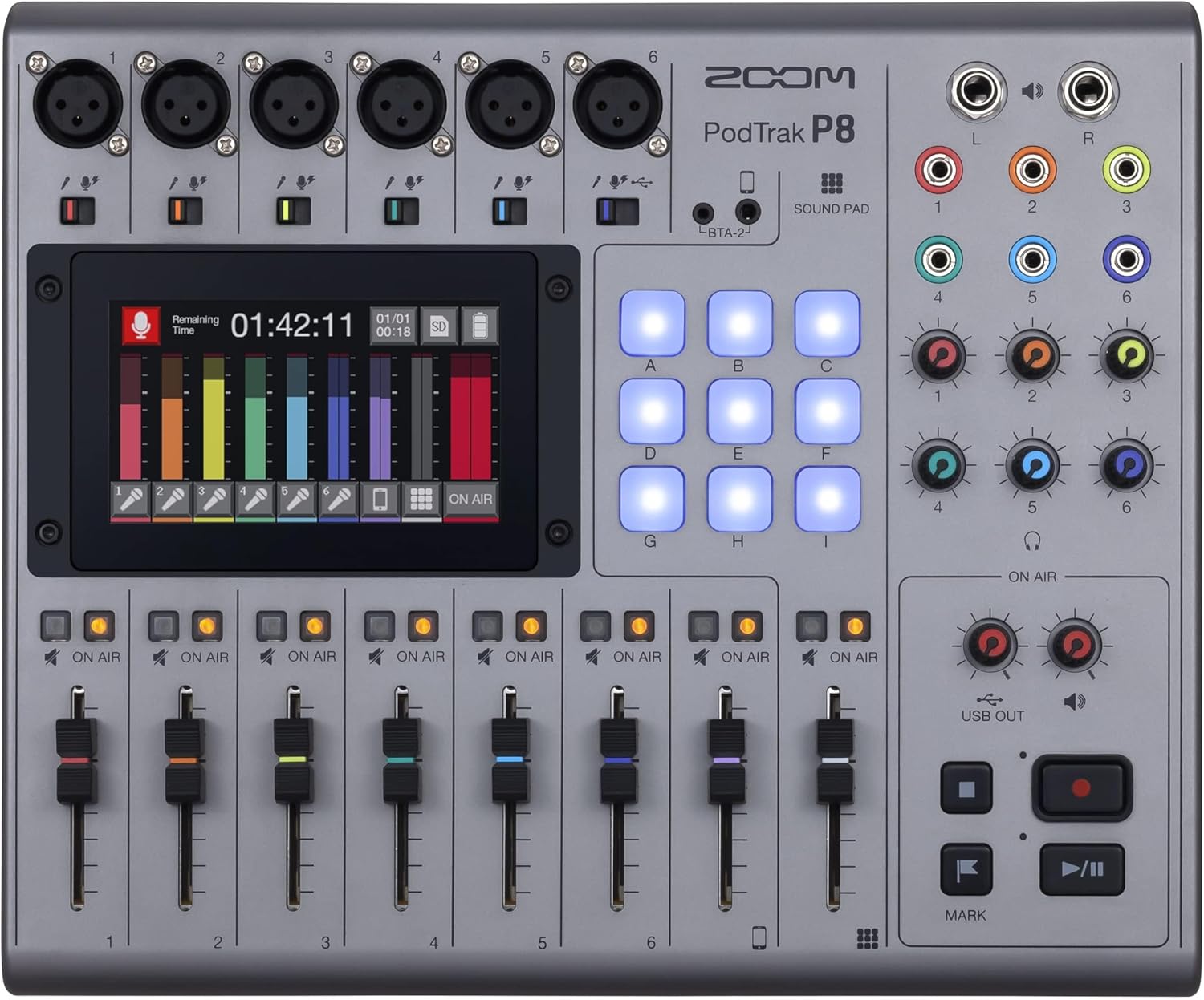 Zoom PodTrak P8 Mixer and Recorder