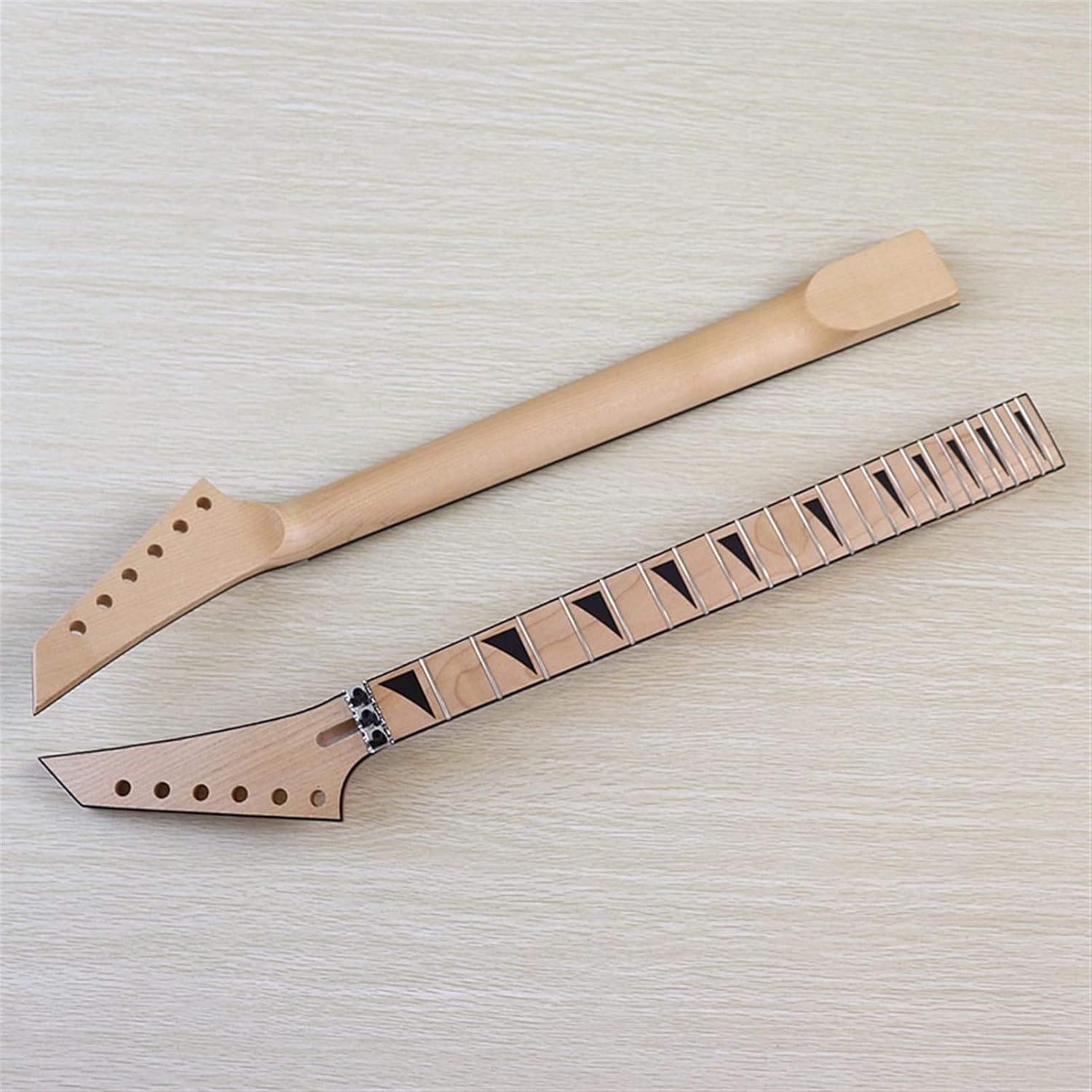 TSTS Electric Guitar Neck 6 String Matte Finish Maple Fretboard 24 Fret for ST IBZ Guitar Parts Guitar ​Neck Replacement