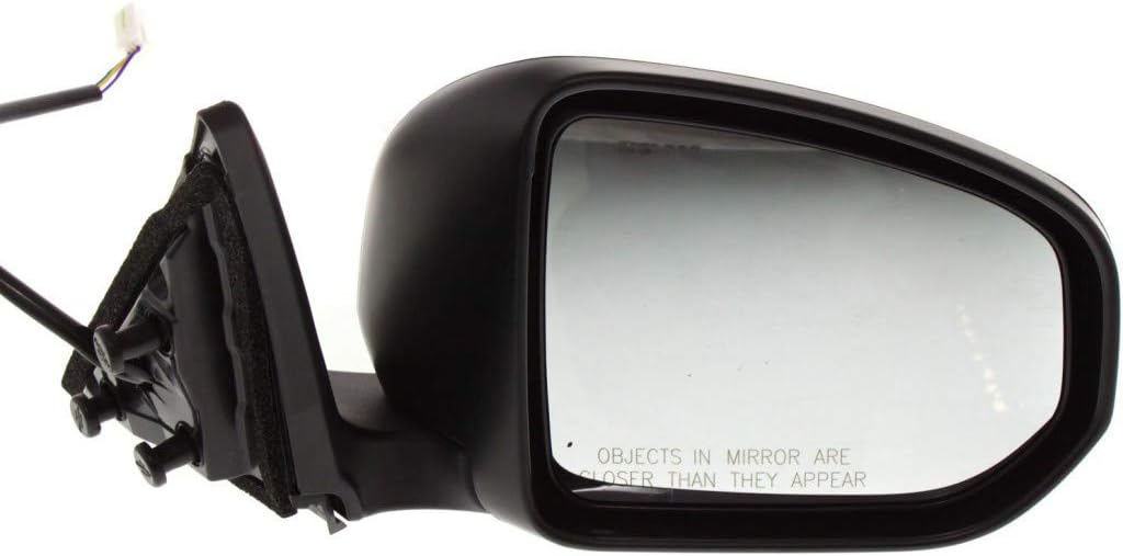 For Nissan 370Z 2009-2019 Door Mirror Passenger Side | Power | Non-Heated | Manual Folding | Convertible/Coupe | Paintable | Replacement For 963011EA0B | NI1321212
