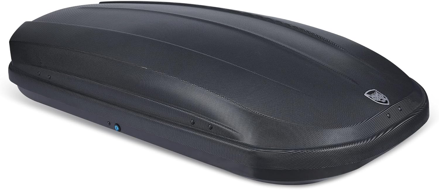 Rooftop Cargo Box Carrier Dual-Side Opening,14 Cubic Hard Shell Rooftop Cargo Carrier for Car Storage,165Lbs Weight Capacity with Secure Straps&Keys