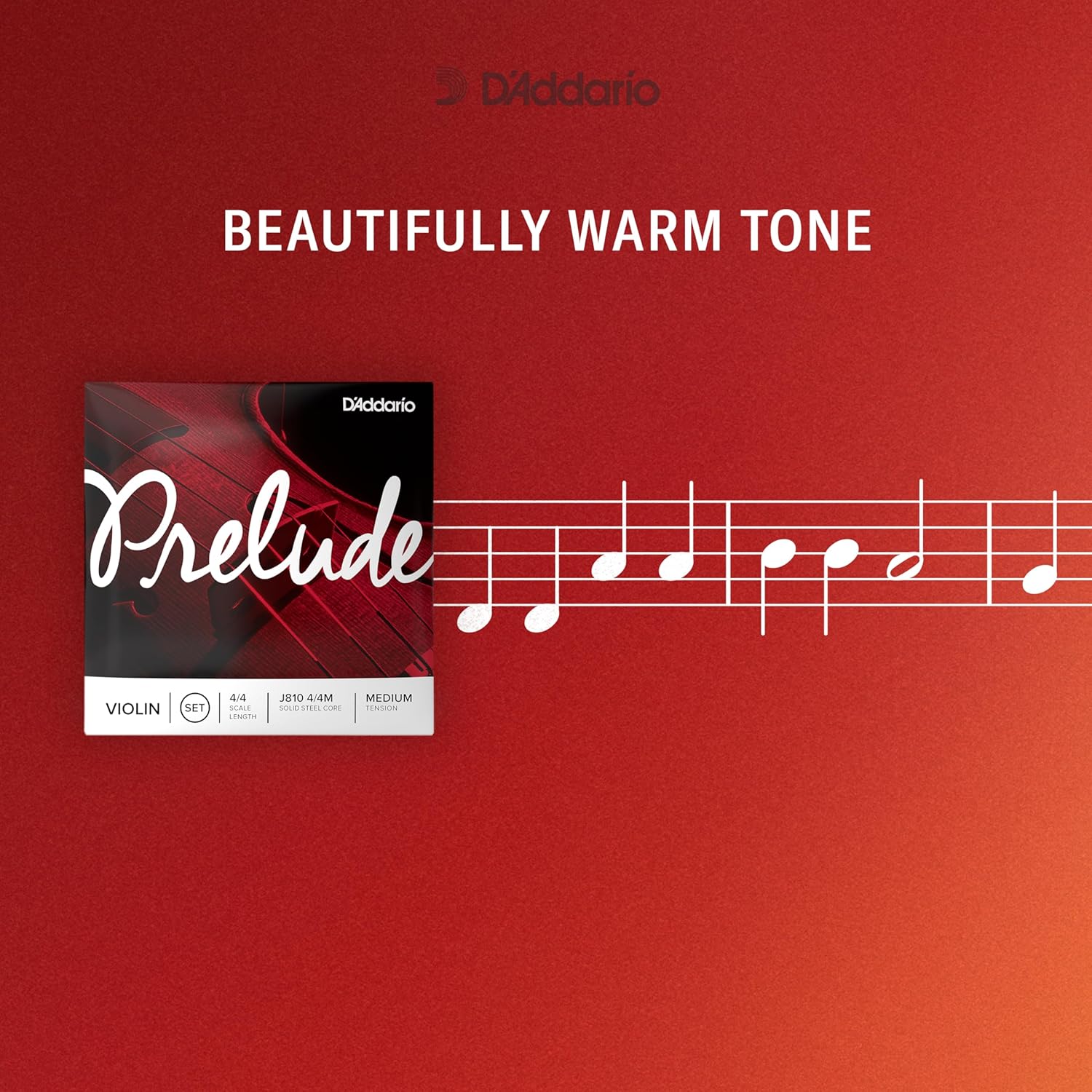 D'Addario Prelude Bass String Set, 1/4 Scale, Medium Tension