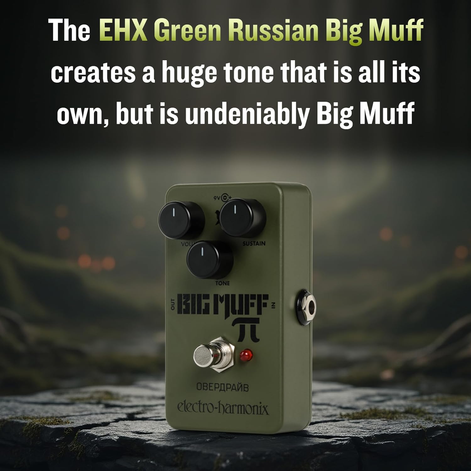Electro-Harmonix Green Russian Big Muff Pi Fuzz Pedal