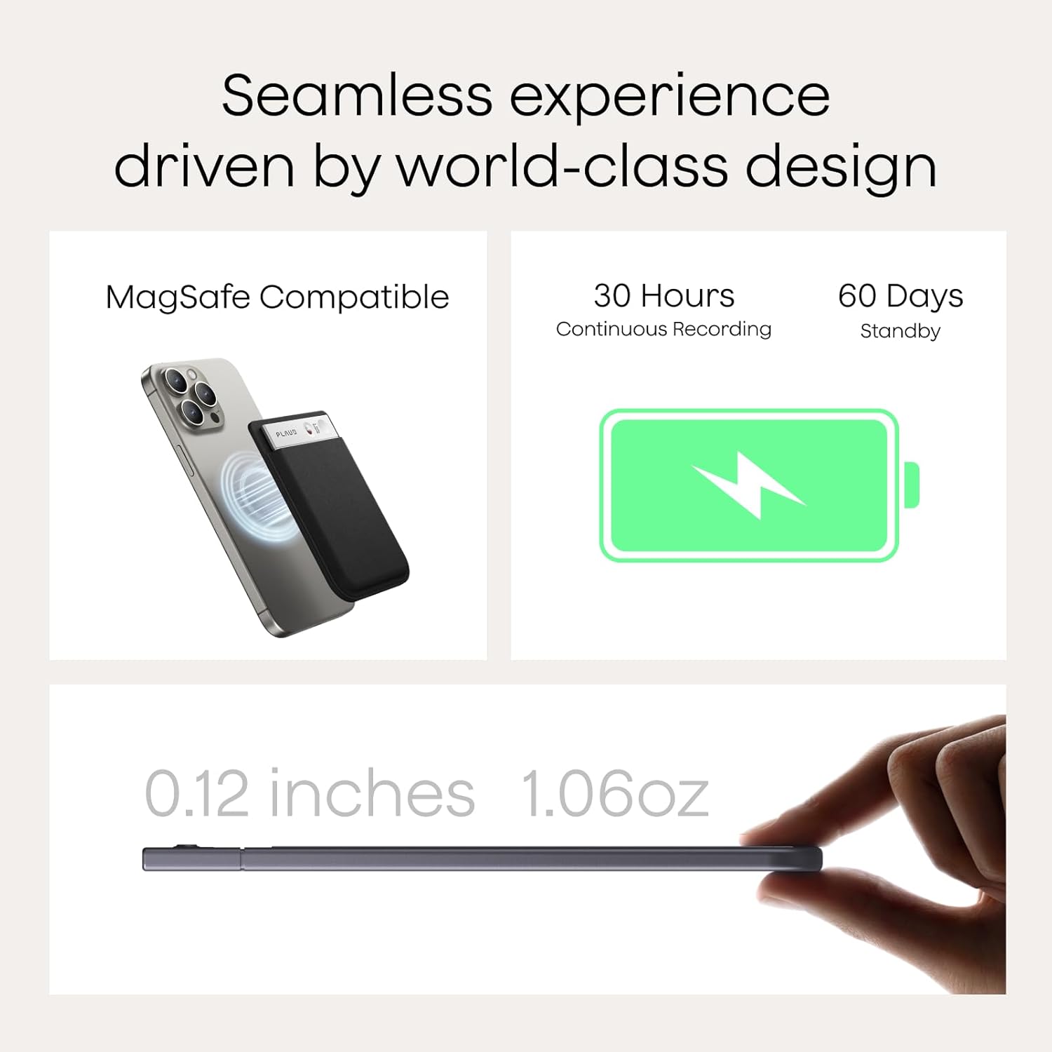 Plaud Note AI Voice Recorder, Voice Recorder w/Case, App Control, AI Transcribe & Summarize, Support 112 Languages, 64GB, Audio Recorder for Lectures, Meetings, Calls, Interview, Non-Pro Version