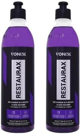 Vonixx Restaurax Plastic Surface Renewal & Protection Solution | Glossy Finish | Interior & Exterior Care | Long-Lasting Results | Easy Application | 2 UNITS 500ml