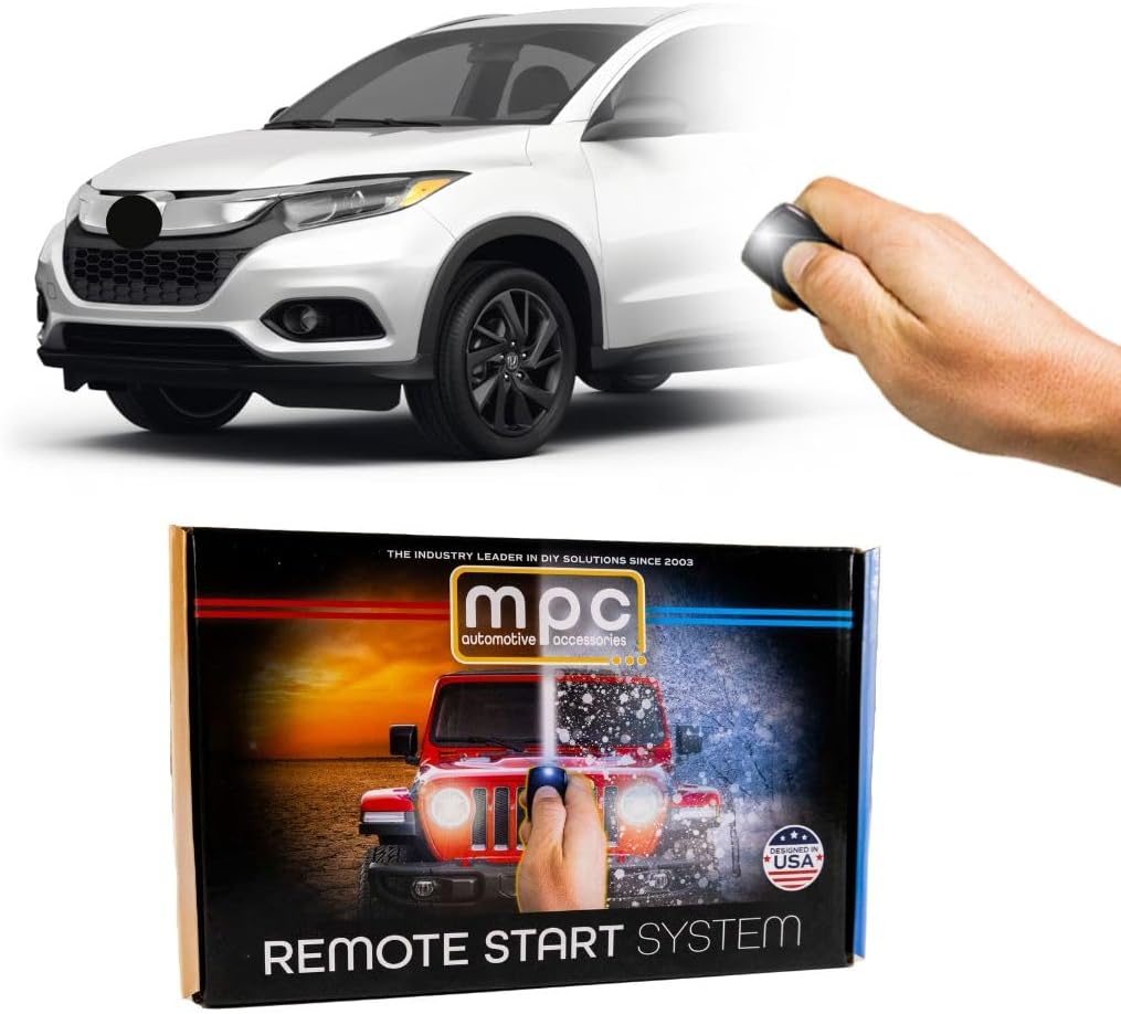 MPC Remote Start Compatible with Honda HR-V 2016-2022 - Push-to-Start ONLY - Plug-in T-Harness - Premier USA Tech Support