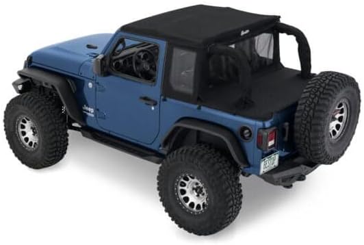 Bestop Halftop Soft Top - '18-23 Wrangler JL 2-Door (Black Twill)