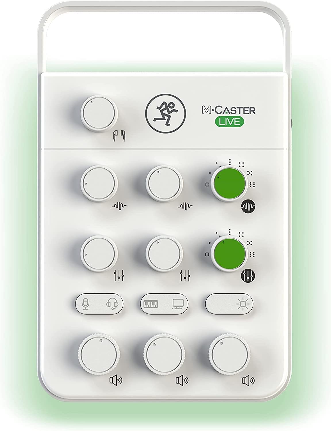 Mackie M-Caster Live White Portable Live Streaming Mixer
