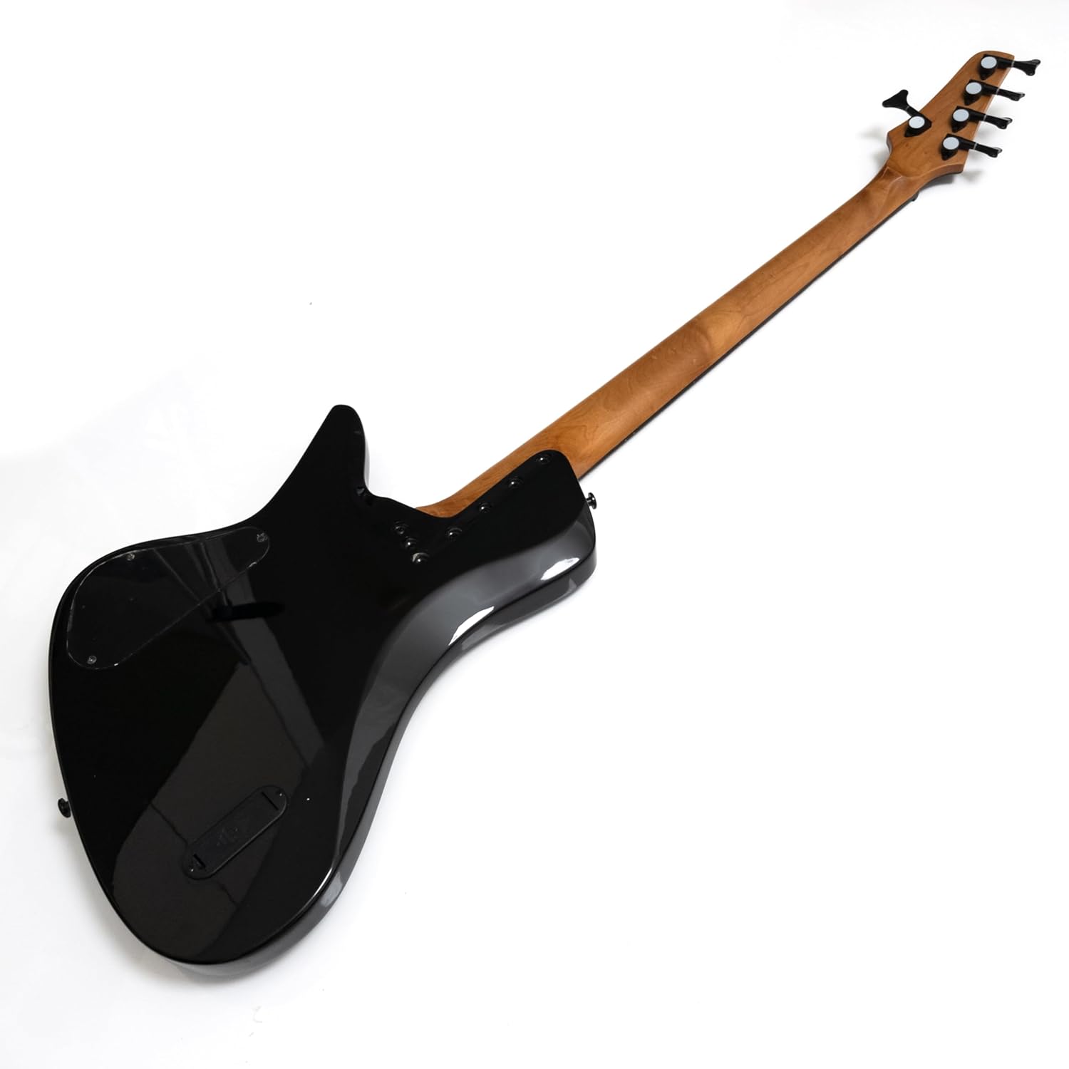 Upgrade Fanned Fret 5-String Bass Guitar, Multi-Scale 34.5–36.25″, Blue Burl Burst, Roasted Maple Neck, Rosewood Fingerboard, Active/Passive Humbuckers, 3-Band EQ, Jumbo Frets, Black Hardware