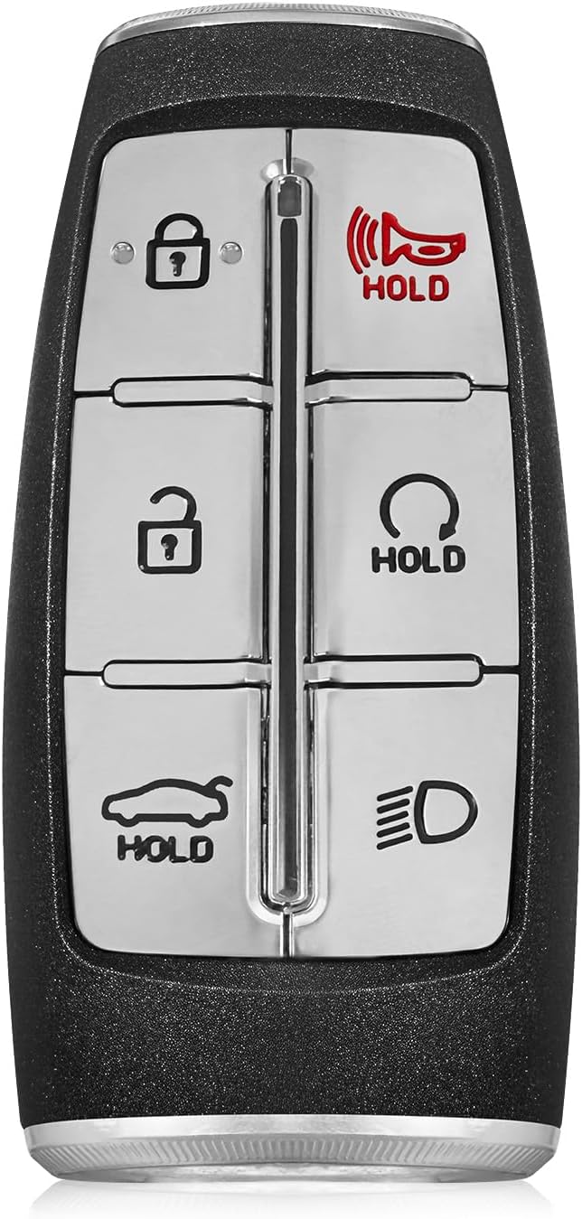 Replacement for 2021 Hyundai Genesis G80 Key Fob Remote Control TQ8-FOB-4F35 6 Buttons 434MHz 47 Chip