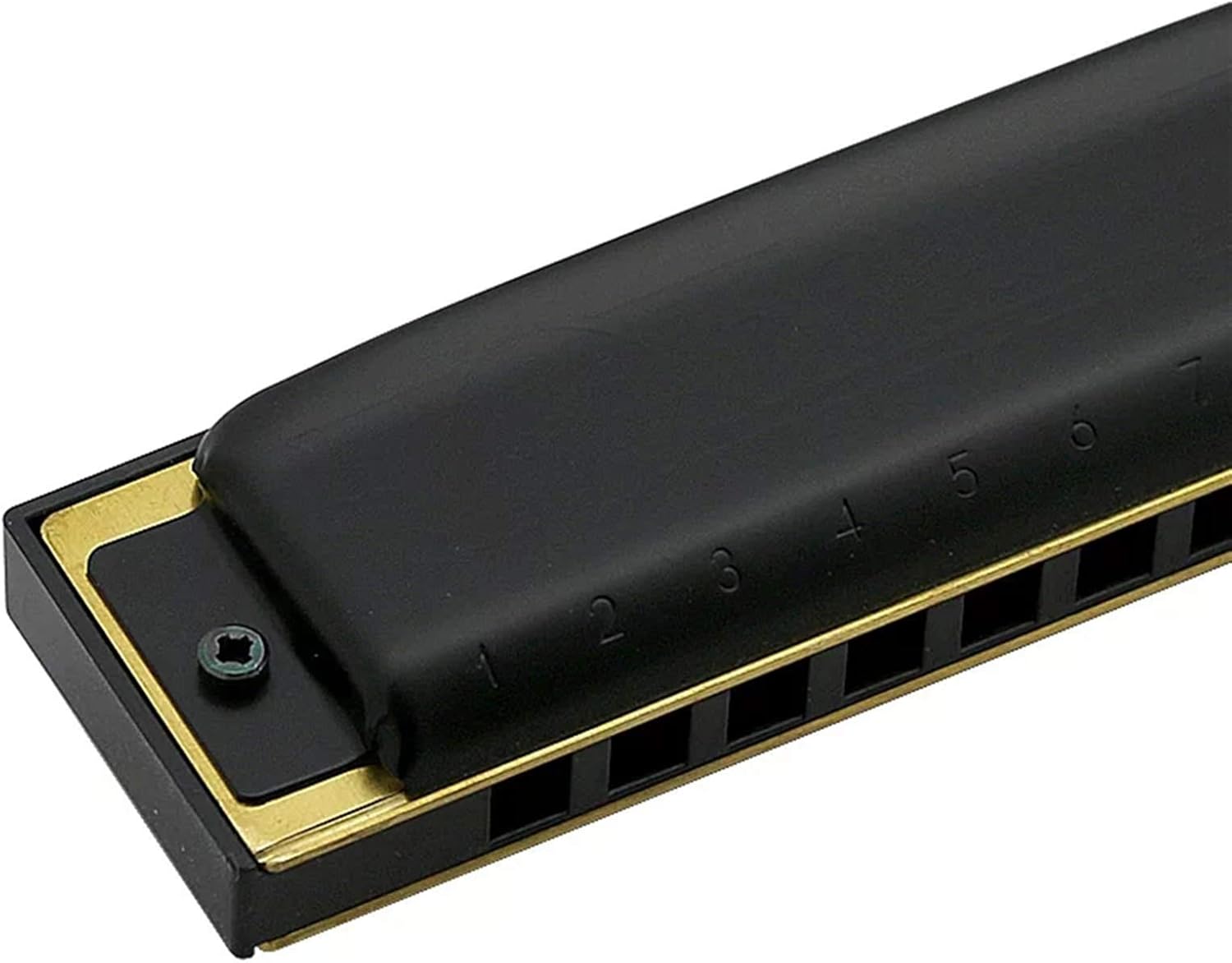 Harmonica Harp Diatonic Harmonica 10 Hole 20 Tone Mouth Organ Instrumentos Key of C Musical Instruments Blues Harp ABS Comb (Color : Key of A)