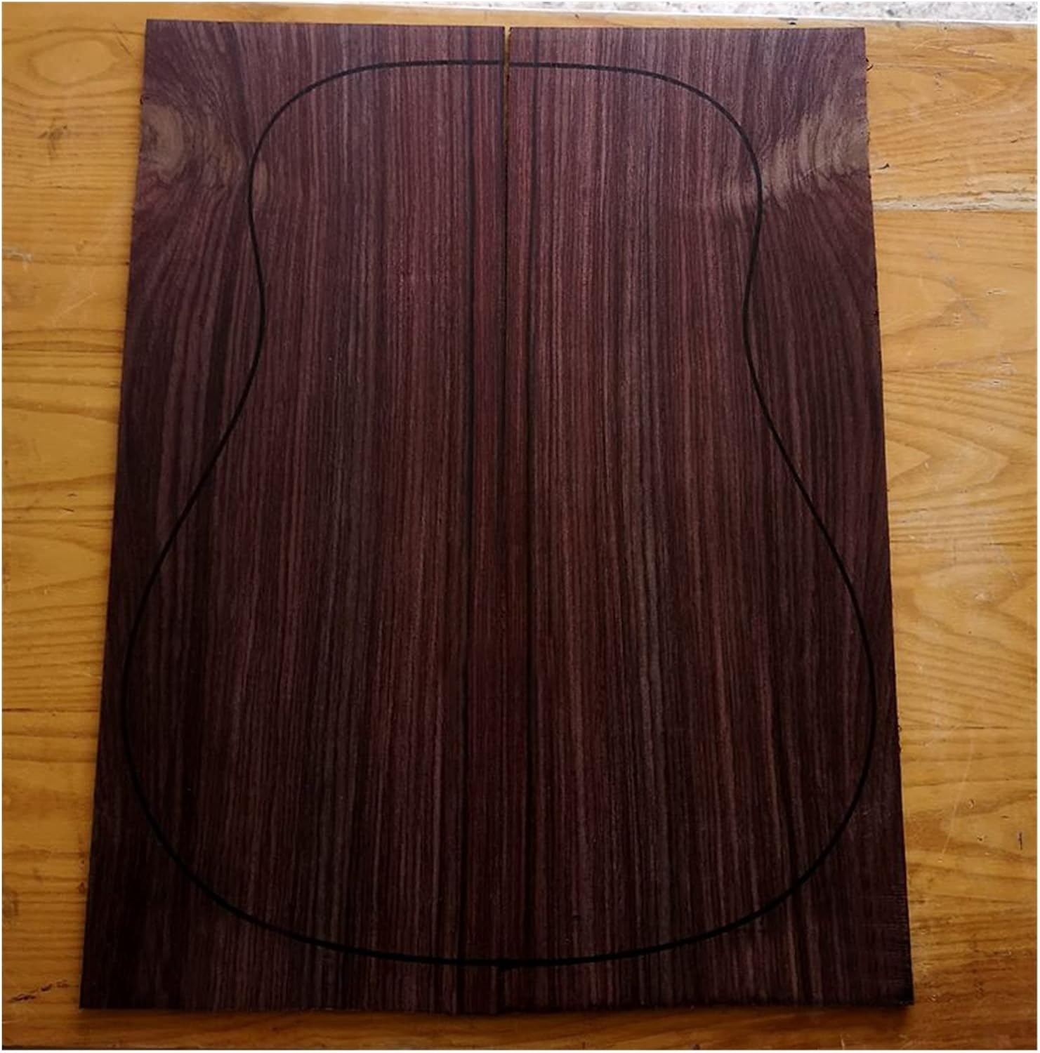 India Rose Wood Back Panel Wool Guitar Production Material Accessories DIY Guitar Kit (Color : 29)