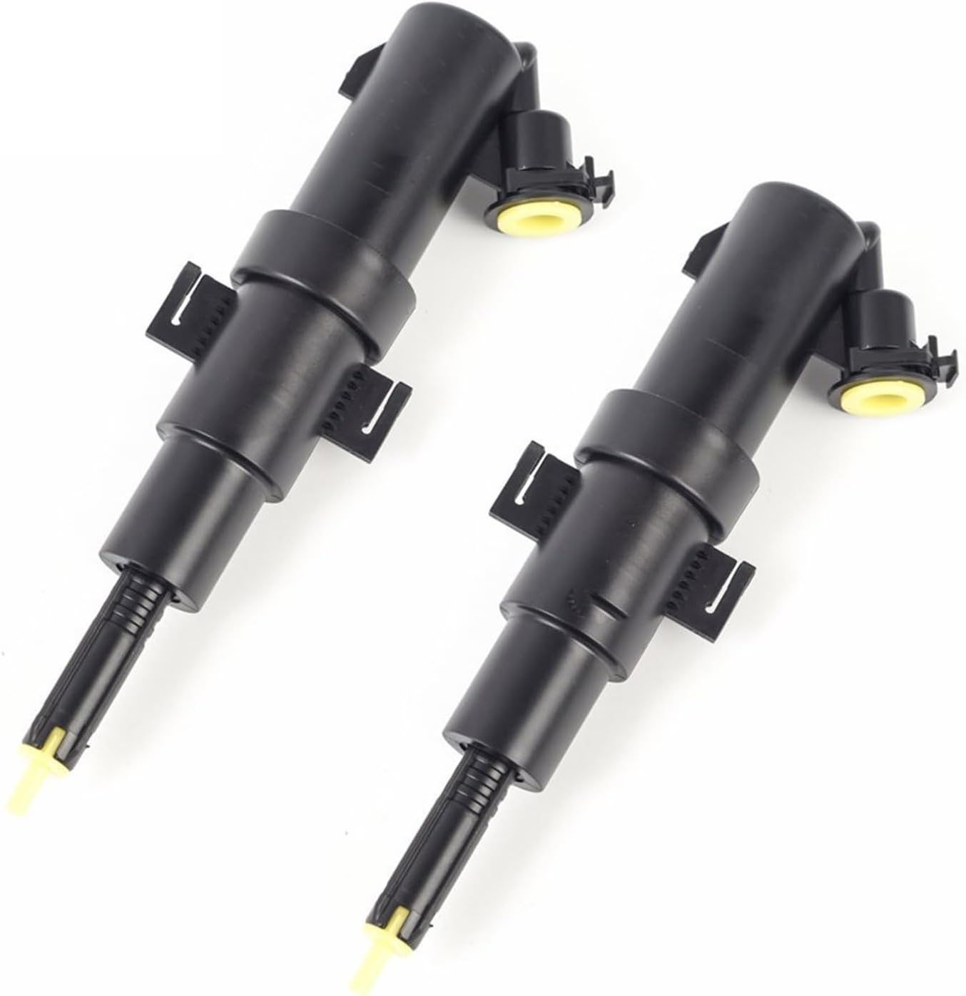Headlight Washer Jet 2pcs Front Headlight Washer Nozzle Jet Cleaning Spray Pump 61678362823 Left Right Front Bumper Headlamp Headlight Washer Sprayer Nozzle Jet
