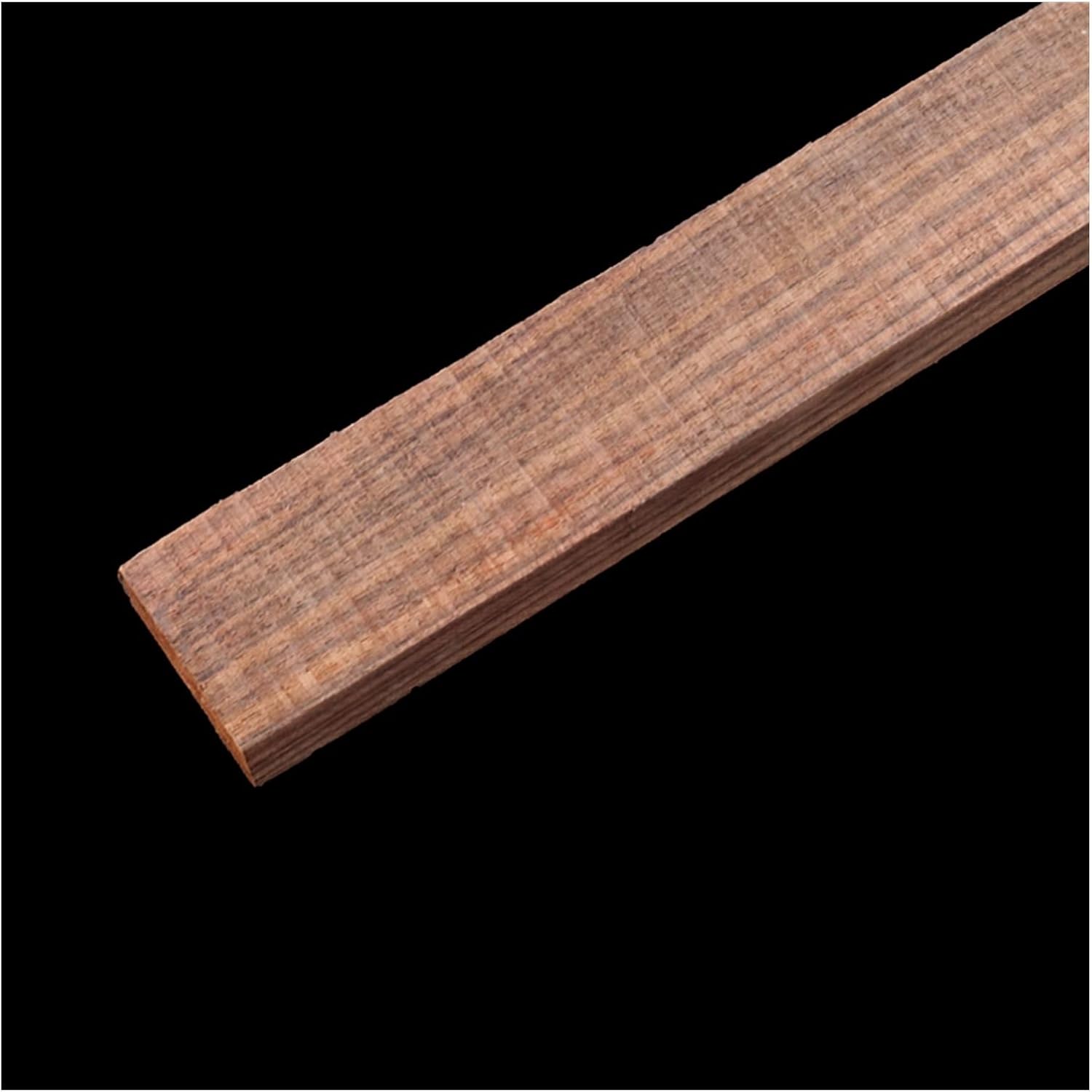 ZUZU Rosewood Electric Guitar Bass Neck Unfinished Neck Guitar Accessories Materials Unfinished Guitar Neck