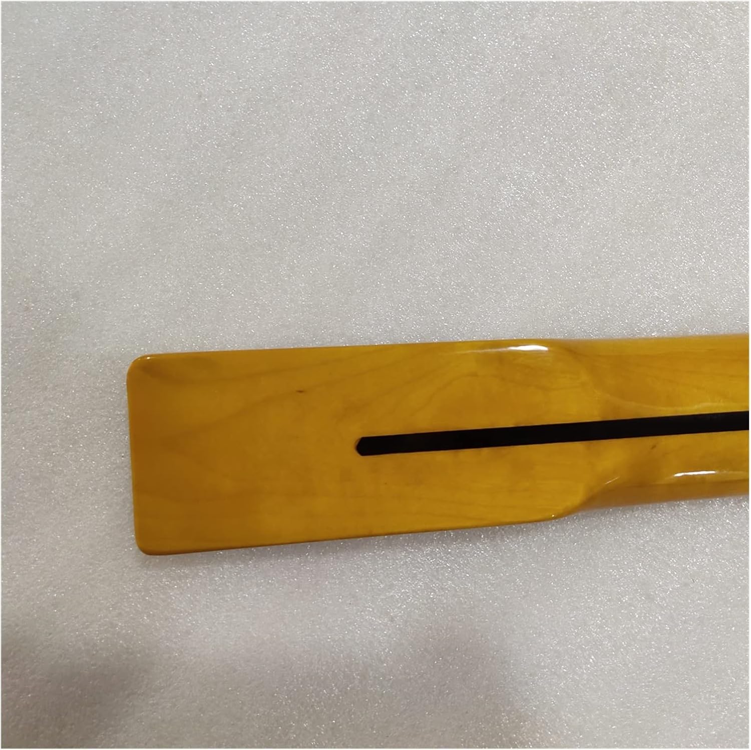 DIY Guitar Neck Maple 20 Frets for TL Bass Guitar Neck Part 4 String Maple Fingerboard Bass Neck Yellow Guitars Parts