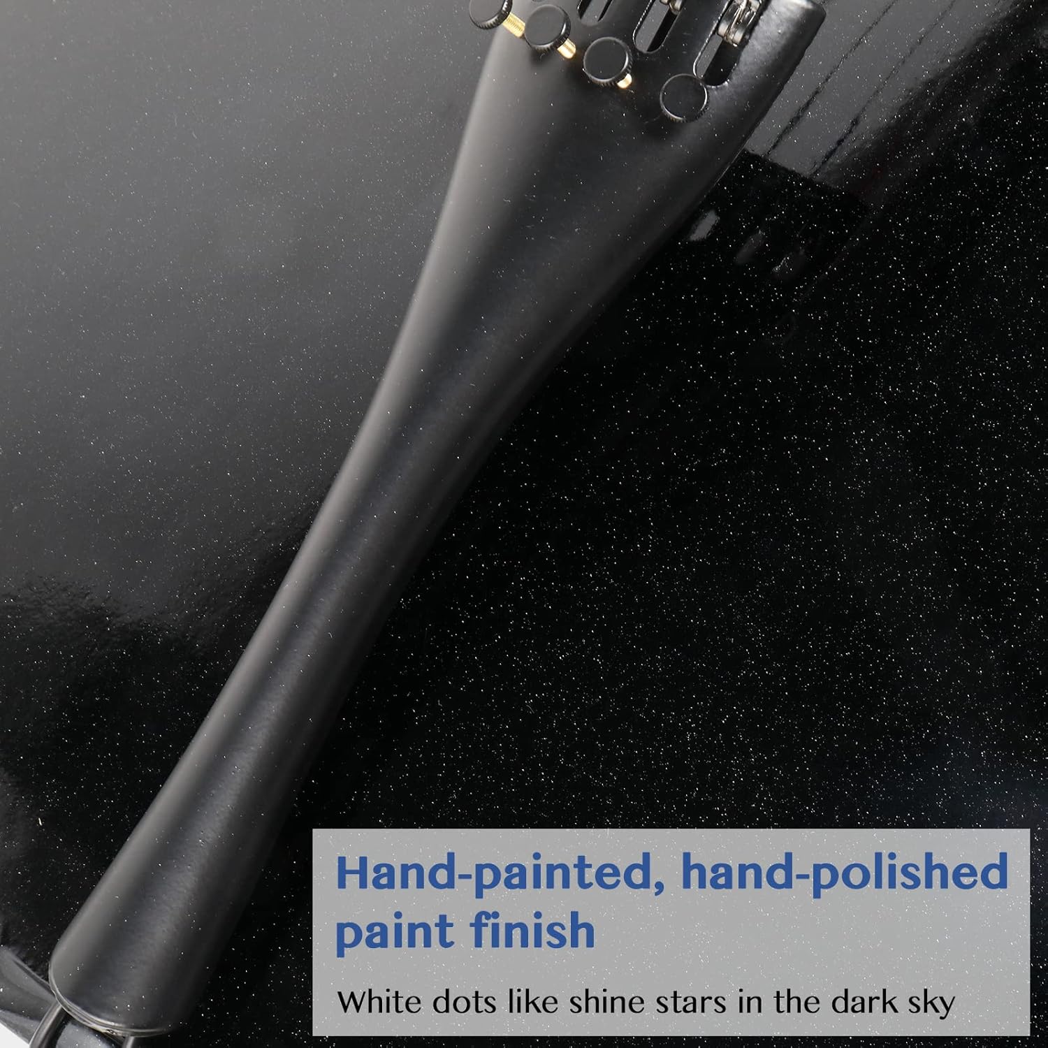 Ktaxon Full-Size Cello, Beginner Cello 4/4, Acoustic Cello Set with Portable Bag, Bow, Rosin, Bridge, Adults & Kids String Musical Instruments(Black)