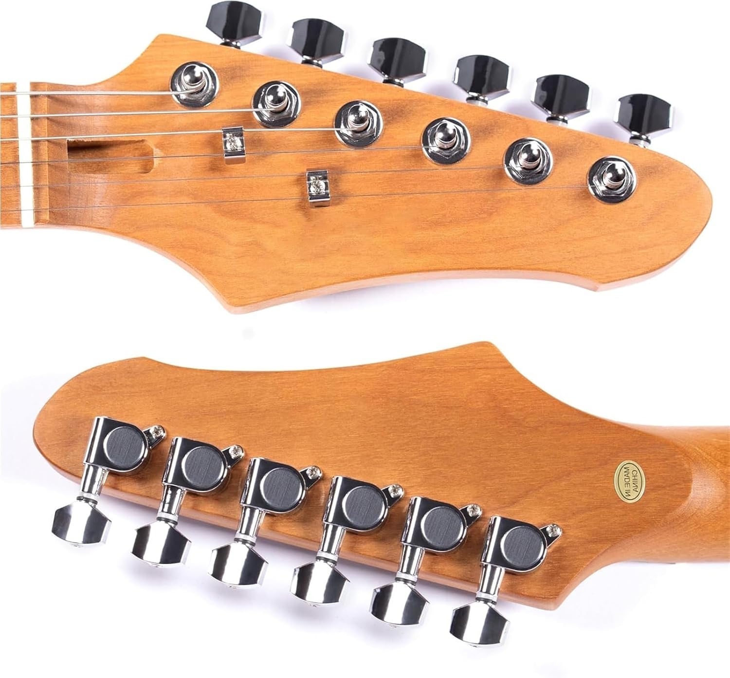 Beginner Electric Guitar Kits Electric Solid Body Guitar Modern For Beginners(Red)