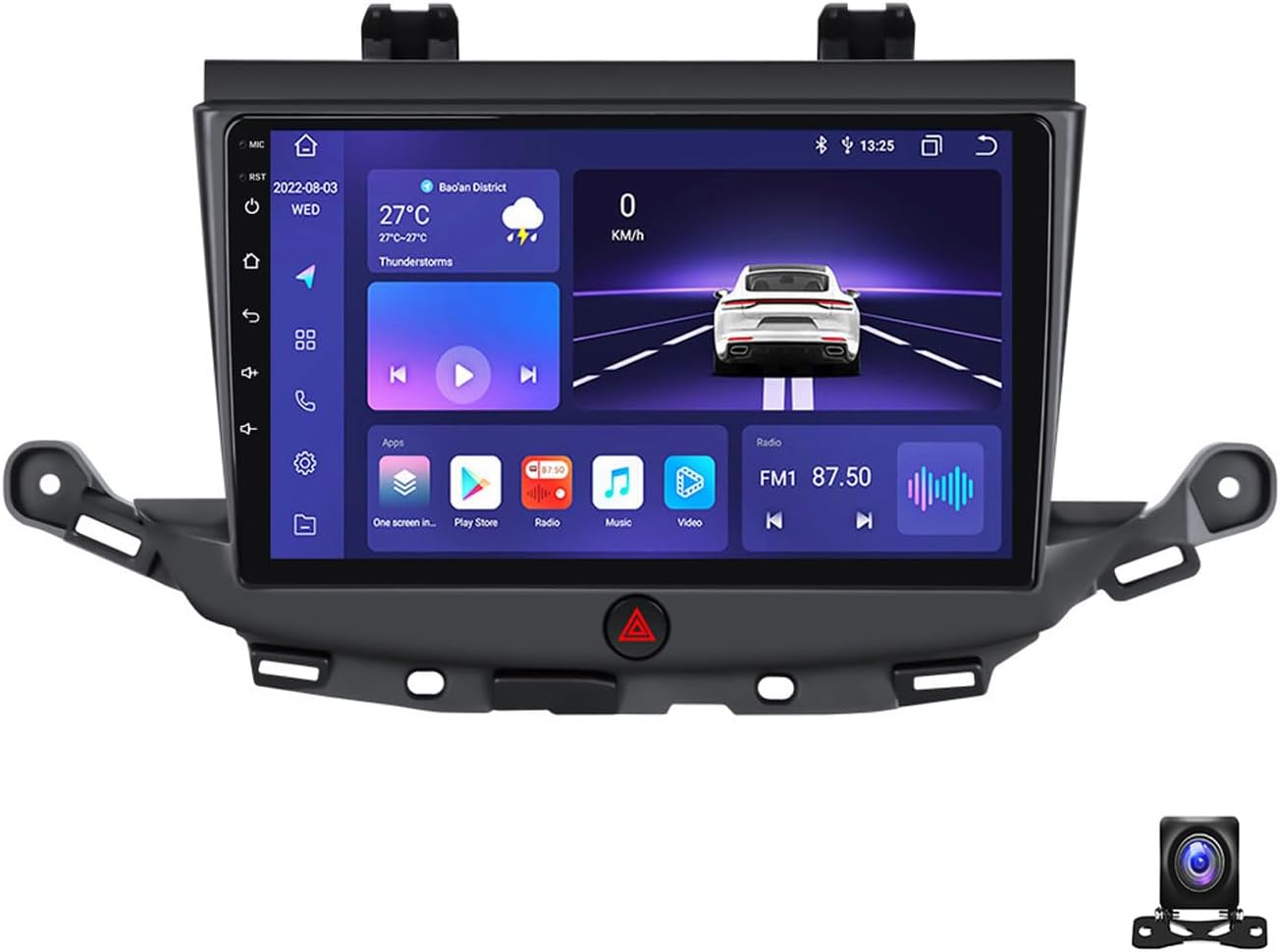 9 Inch Touch Screen Car Stereo with Navigation Compatible with Opel Astra K 2016~2020 Android Car Radio Compatible with Carplay Android Auto Radio FM RDS DSP SWC 4G,M800S 8G+256G