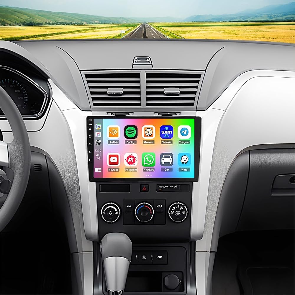Android 13 Car Radio Stereo for Chevrolet Traverse 2009 2010 2011 2012 with CarPlay & Android Auto,10
