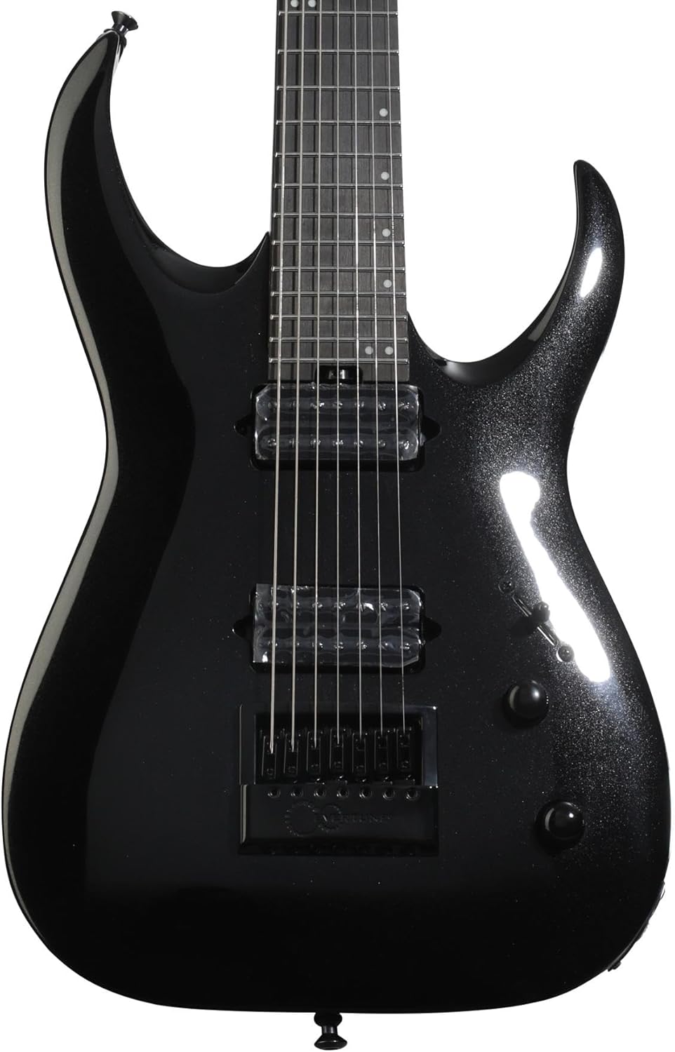 Jackson Pro Plus Signature Misha Mansoor Juggernaut ET7 7-string Electric Guitar - Metallic Black