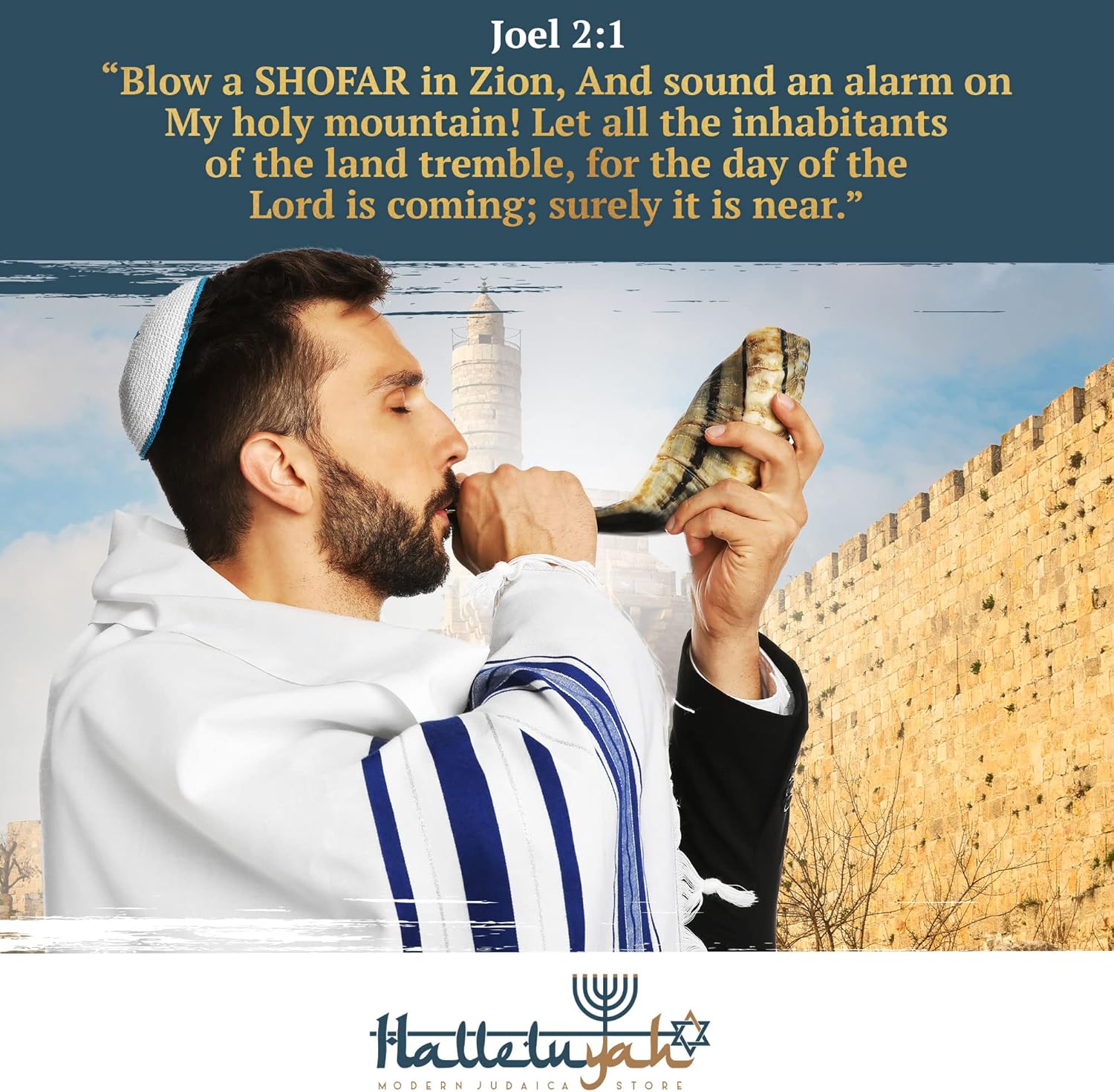 HalleluYAH Shofar From Israel: 20