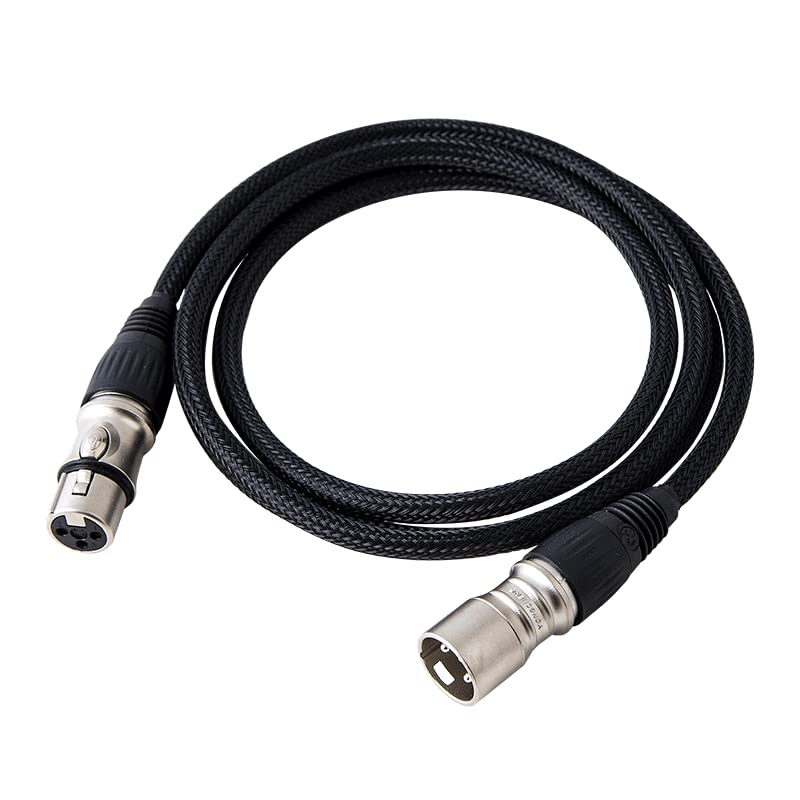 XLR Cable 3FT XLR Male to XLR Female Balanced 3 PIN XLR Microphone Cable (50FT)