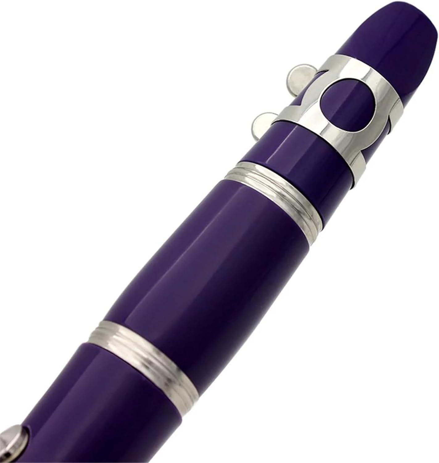 Clarinet Musical Instruments Purple Bb Clarinet B Key Beginner Clarinet For School Orchestra Adults With Hard Shell Kit Stand Gloves(Set)
