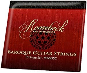 Roosebeck Baroque 5-Course Guitar w/Gig Bag & Extra String Set