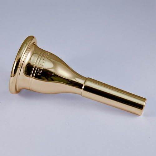 24K Gold Helleberg Tuba/Sousaphone Mouthpiece, S