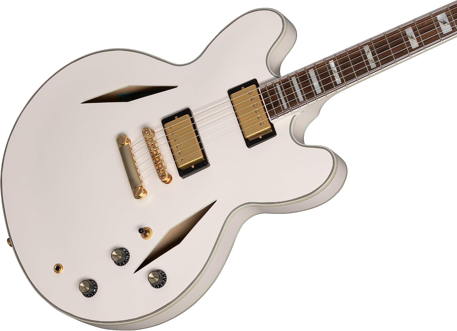 Epiphone Emily Wolfe White Wolfe Sheraton, Aged Bone White with Case