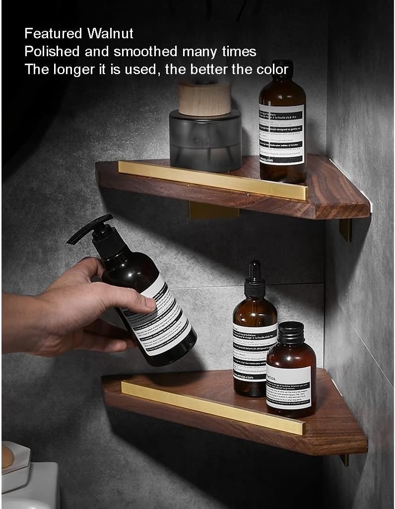 Shower Caddy Corner Shower Caddy Organizer Basket, Wall Mount Bathroom Shelf Holder Storage Rack Bathroom Organizer (Size : 2 layer)