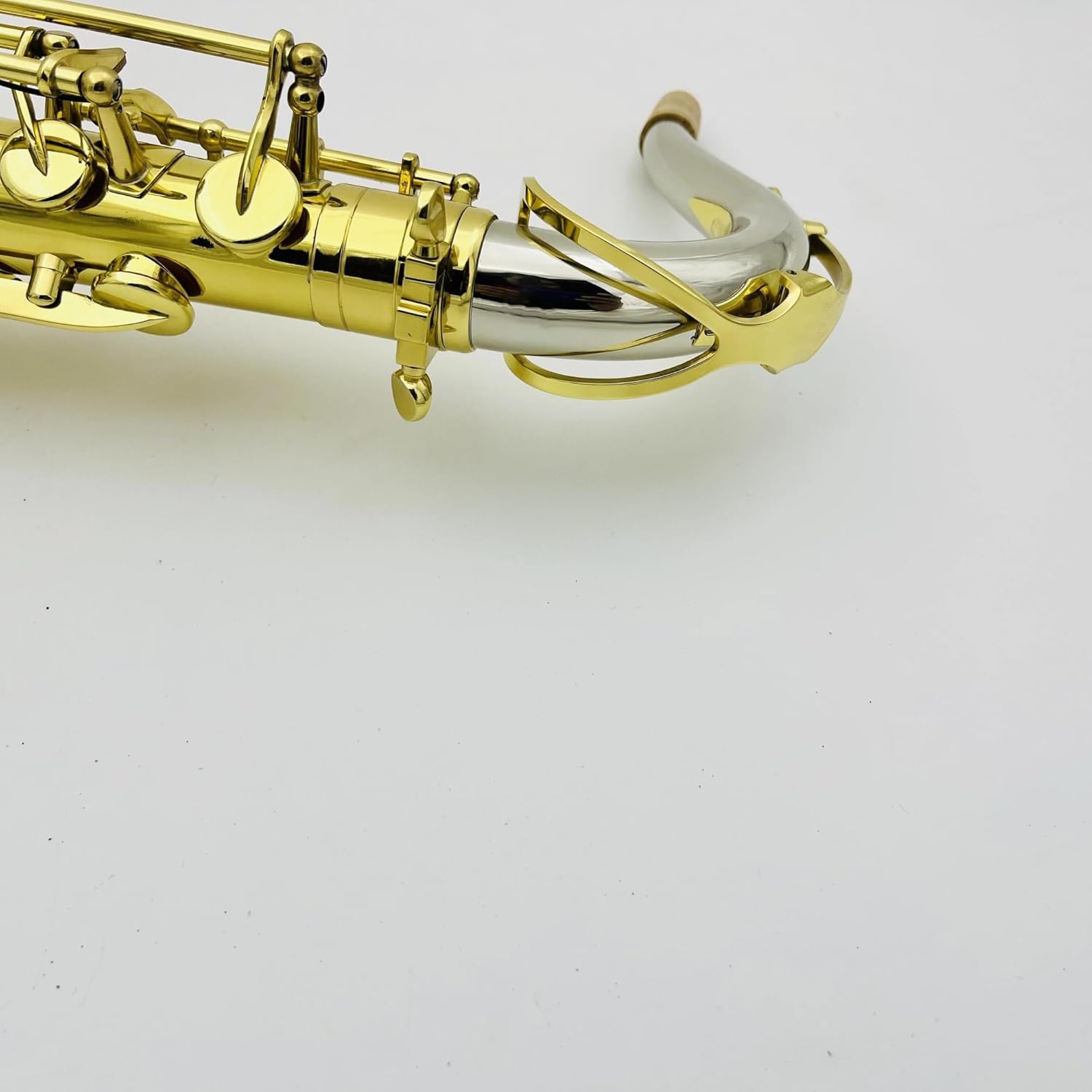 Tenor Saxophone B Flat Brass Plated Professional Woodwind Instrument With Accessories Case (Color : DEEP BLUE)