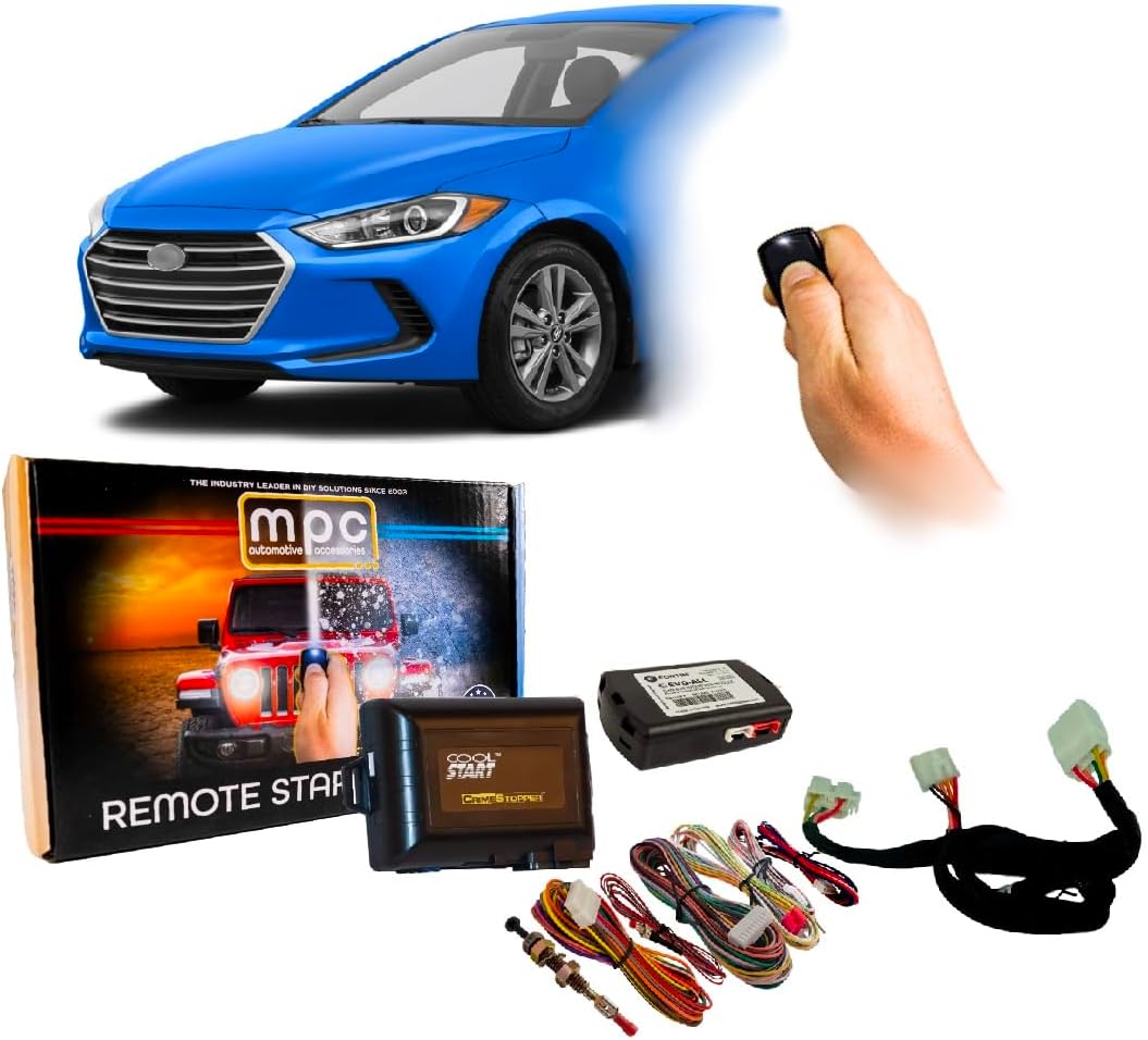 MPC Remote Start for Hyundai Santa Fe 2013-2018 || Elantra 2011-2016 || Tucson 2010-2017 || Sonata 2011-2016 || Accent 2012-2017 || 2013-2016 Veloster || 2013-2015 Genesis || Key to Start Only