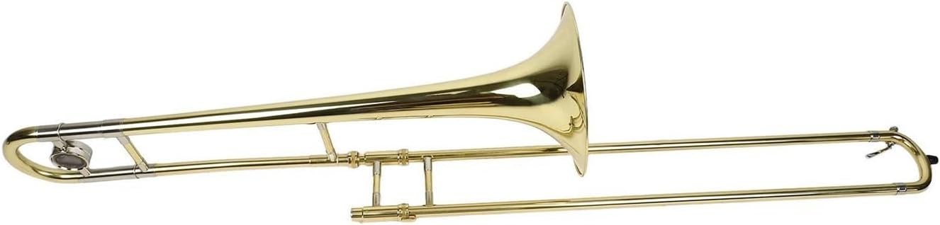 Adult Trombone Instrument Silver Alto Trombone Brass Bb Tune Instrument With Cupronickel Mouthpiece Brass Gold Lacquer