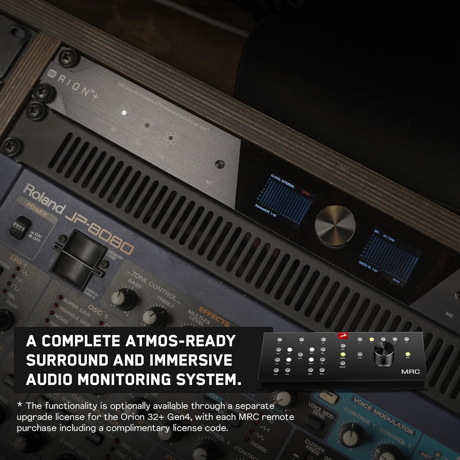 Antelope Audio USB Audio Interface w/32 Channel Mixing, Recording Studio Equipment for Production — Thunderbolt 3 Pro Audio Device Orion 32+ Gen 4 for PC Computer — Windows, macOS