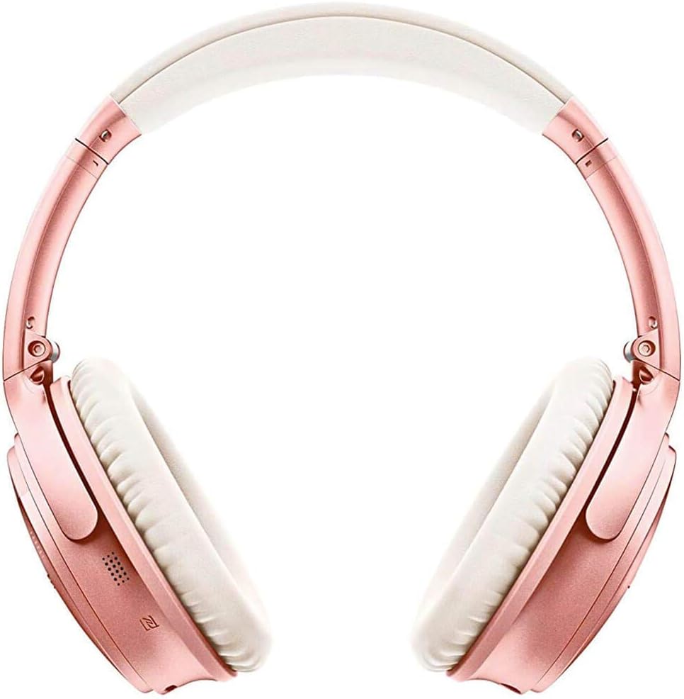 Bose QuietComfort 35 II Wireless Bluetooth Headphones, Noise-Cancelling, with Alexa Voice Control - Rose Gold