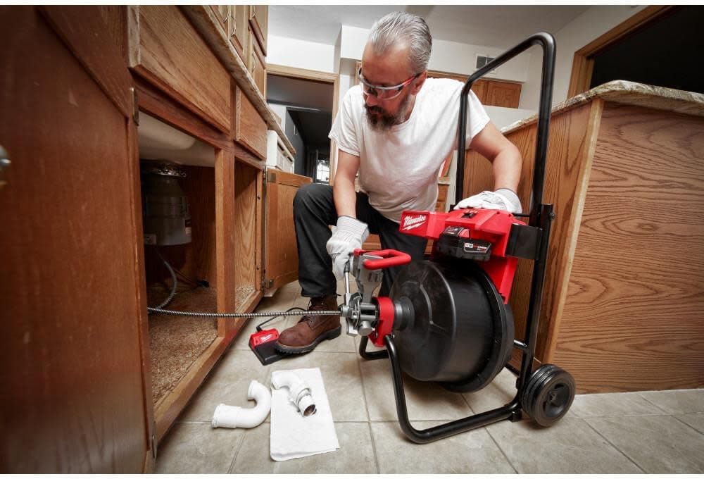 a For Milwaukee CABLE DRIVE Assembly for M18 Drum Machine + TPT Premium cart tecforeman