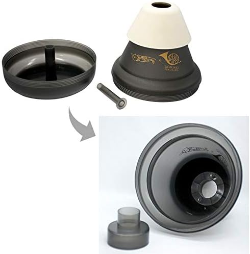 OKURA + MUTE French Horn/Bass Trombone Practice Mute - Black