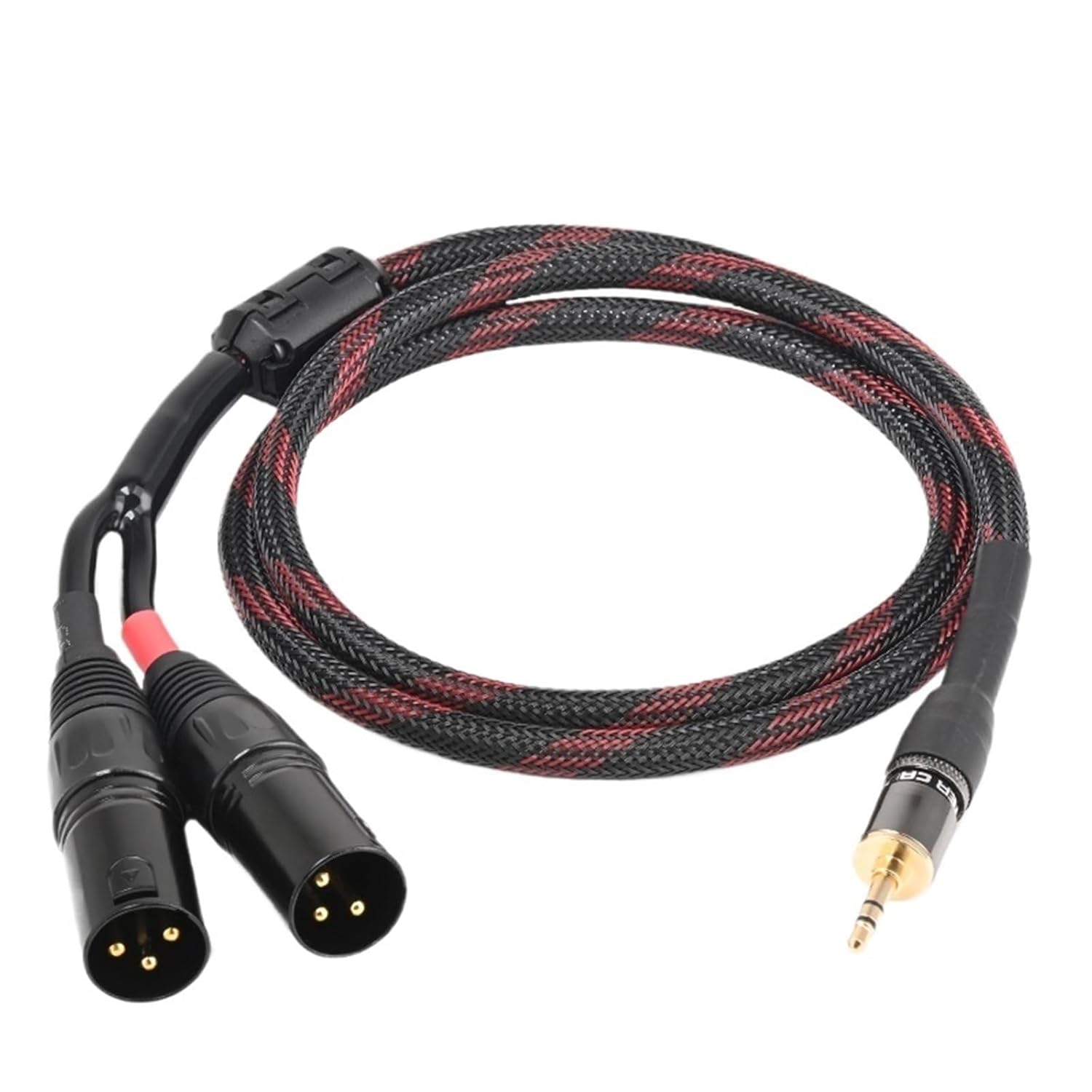 HiFi XLR Cable 3.5mm to XLR Aux Audio Cord TRS Stereo 3.5 to 2XLR Male for Microphone Computer Phone Speaker Amplifier(3.5 m)