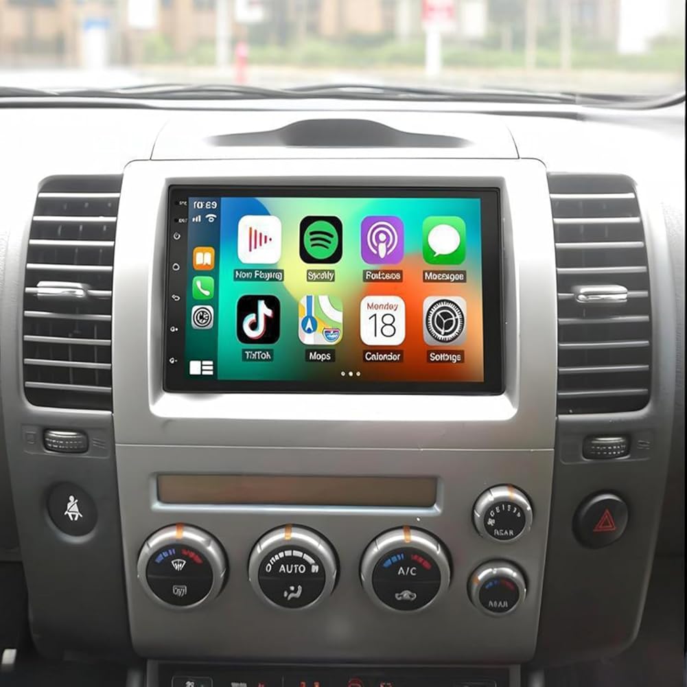 PHEZEN 8 core 7 inch Touchscreen Car Stereo for 2005-2010 Nissan Pathfinder, Android 15 Car Radio with Carplay & Android Auto GPS Navigation BT Mirror Link WiFi Backup Camera 8+256G