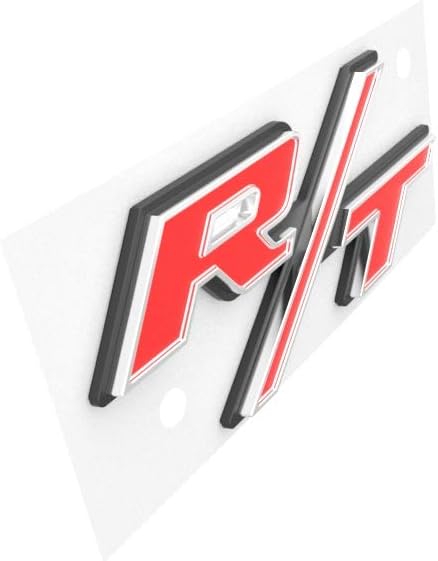 Mopar 4806323AA OEM DODGE Charger RT DECROTIVE Emblem- R/T Rear Emblem in RED