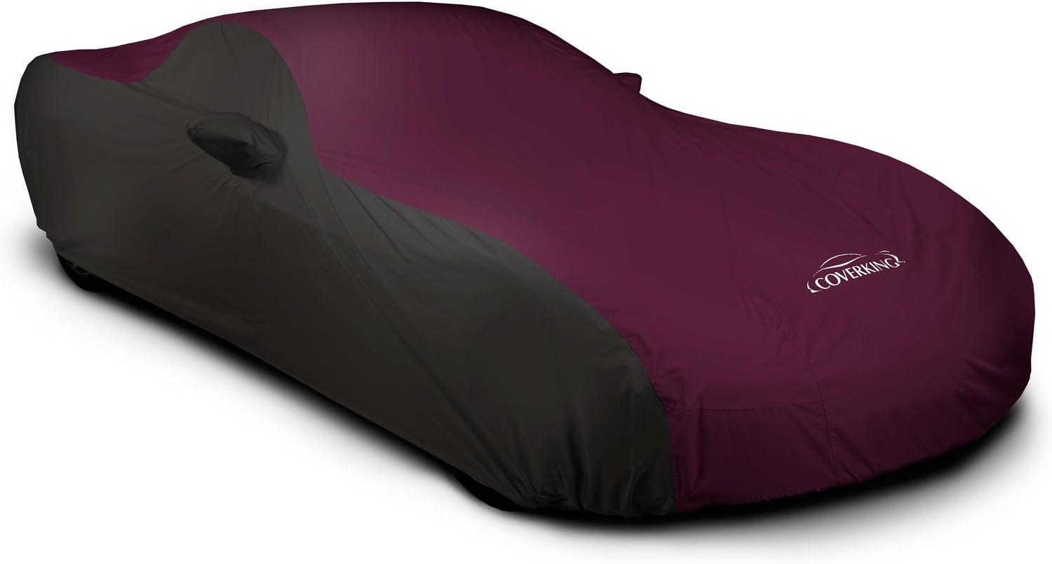 Coverking Custom Car Cover for Select Lamborghini Murcielago Models - Stormproof (2-Tone Wine with Black Sides)