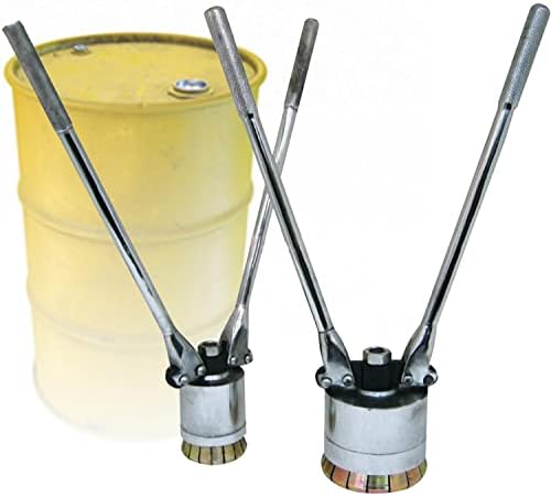 Manual Barrel Sealing machine200l Oil Drum Pressure Cap Sealing Barrel Crimping Tool, 35&70mm Crimper Sealer, 53 Gallon Manual Oil Barrel Sealing Machine,Small