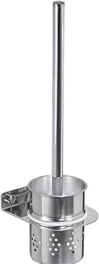 Stainless Steel Toilet Brush Holder, Toilet Brush with Extended Bristles for Deep Cleaning