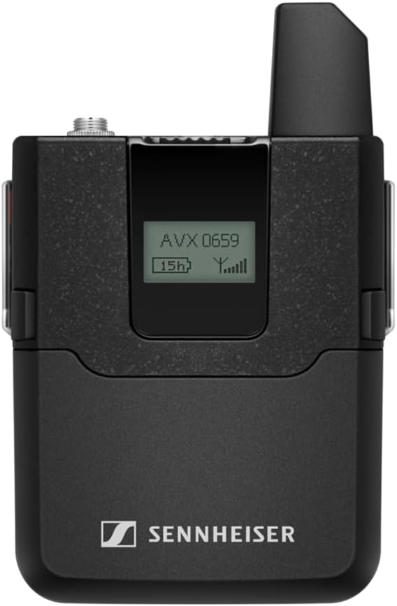 Liquid Audio Sennheiser AVX-Combo Set-4 Wireless Handheld Omnidirectional Microphone Bundle w/Pig Hog PHM10 8mm Mic Cable, 4-Pack Blucoil AA Batteries Polishing Cloth