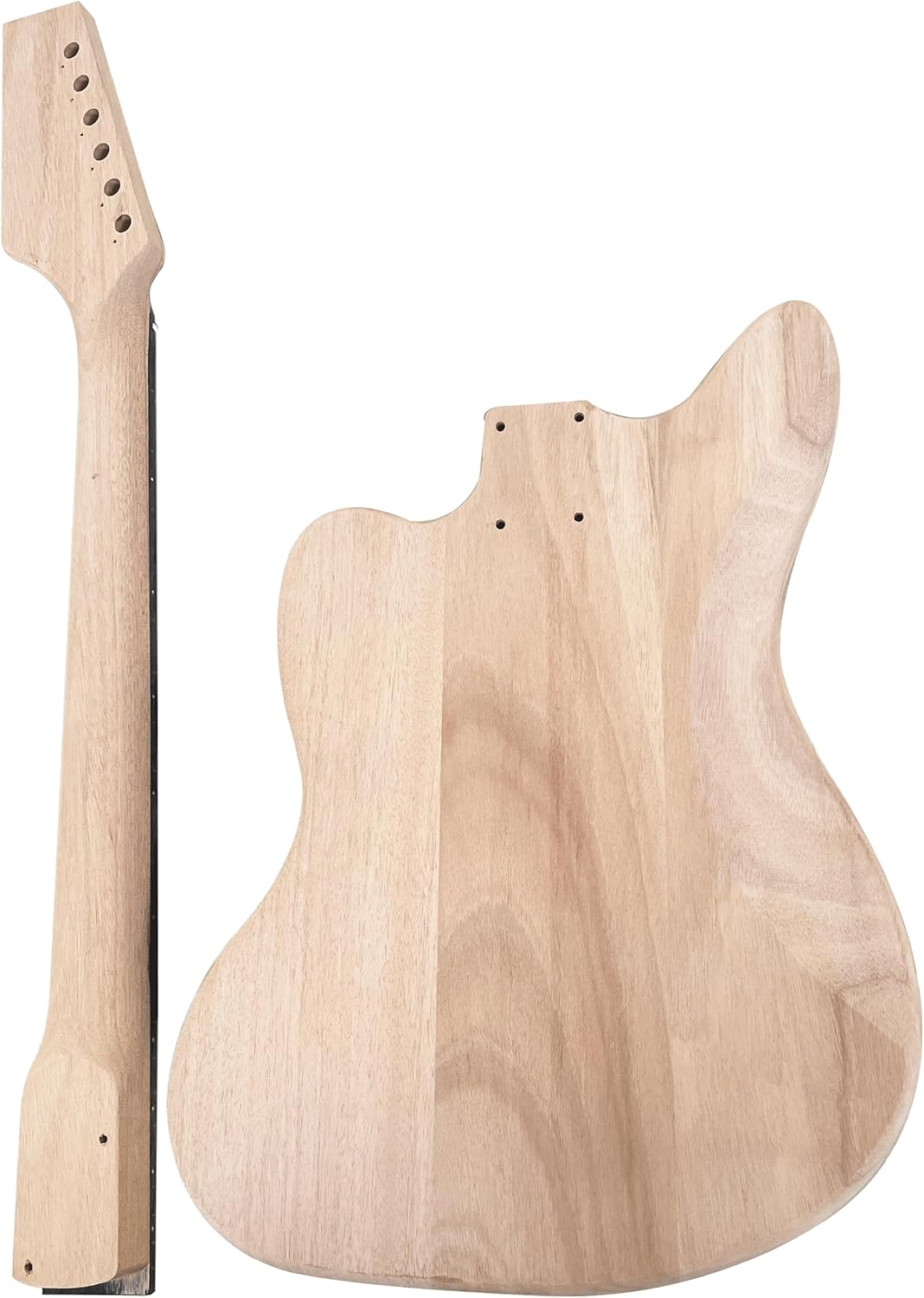 Diy Electric Guitarr Kit Mahogany Body and Mahogany Neck Rosewood Fingerboard Chrome Hardware Uncut Beginner Kit Guitarr Kit Build Your Own Guitarr.