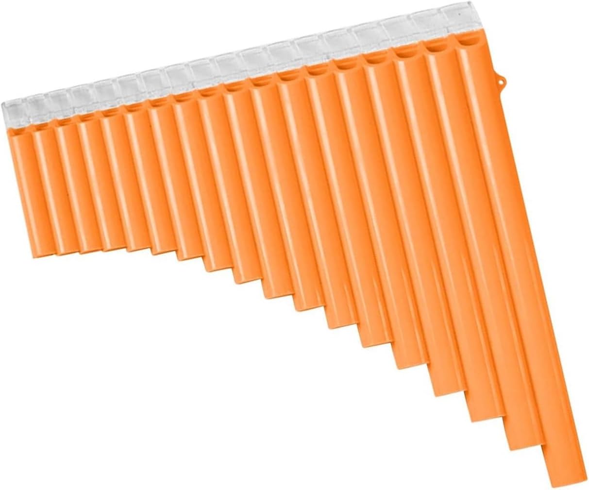 Orange 18-Pipe Pan Flute Panpipes Chinese Traditional Woodwind Instrument With Carry Bag Musical Instruments