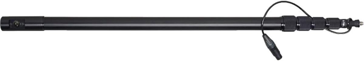 KE110CCR - K-Tek Avalon Aluminum Boompole Coiled Cable, Male XLR Side Exit, 5-Section